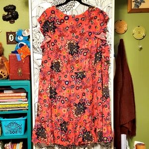 LOFT Plus Coral Dress